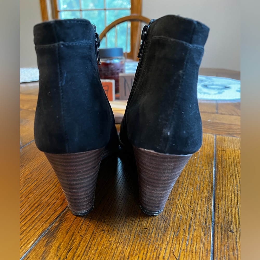 Madden NYC Womens Wedge Ankle Booties Black Size 10 - Picture 7 of 9